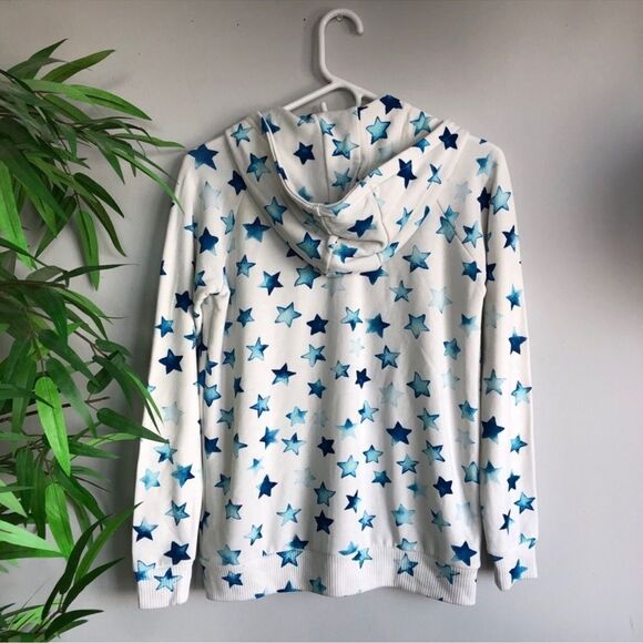 Chaser Indigo Stars Hooded Zip Sweatshirt - Picture 3 of 8